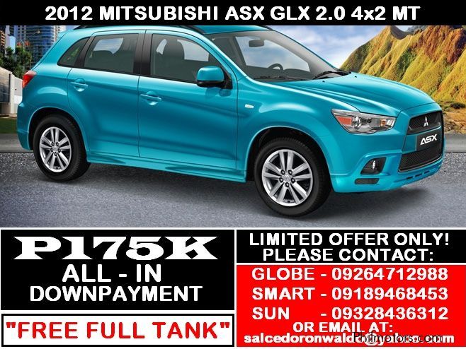 Mitsubishi Asx GLX 4x2MT in Philippines