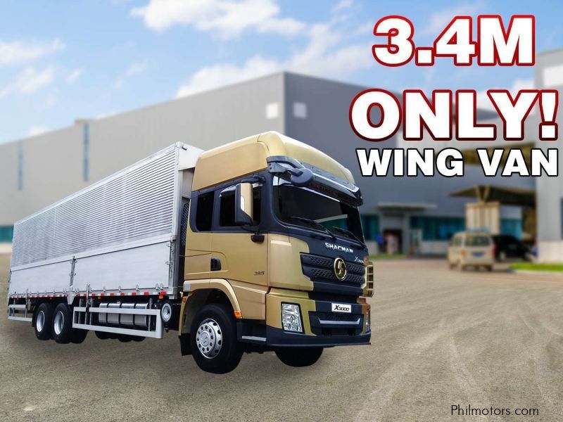 Shacman x3000 6x2 10 wheeler 32-foot aluminum wing van truck new for sale sinotruk howo dongfeng faw in Philippines