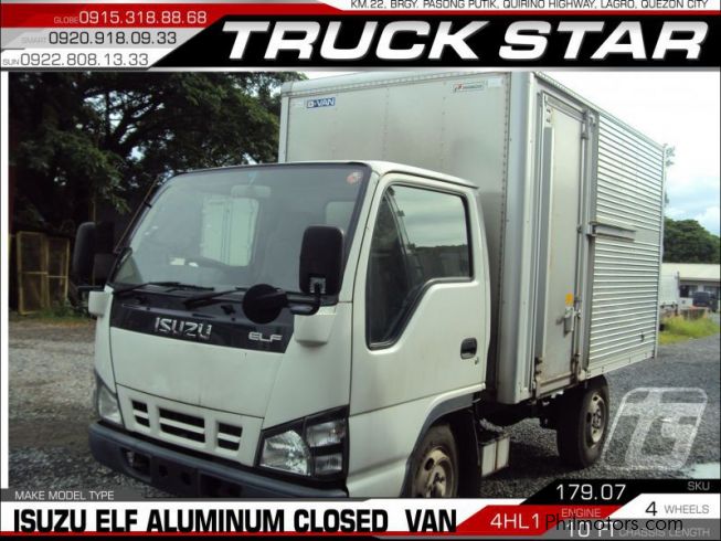 Isuzu Elf Aluminum Closed Van in Philippines
