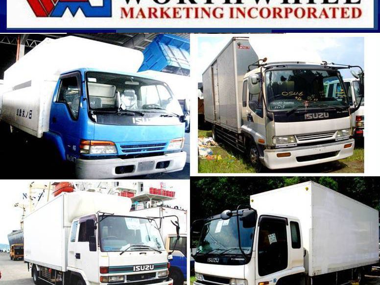 Used Isuzu forward refrigerated van 20ft japan surplus 2000 forward