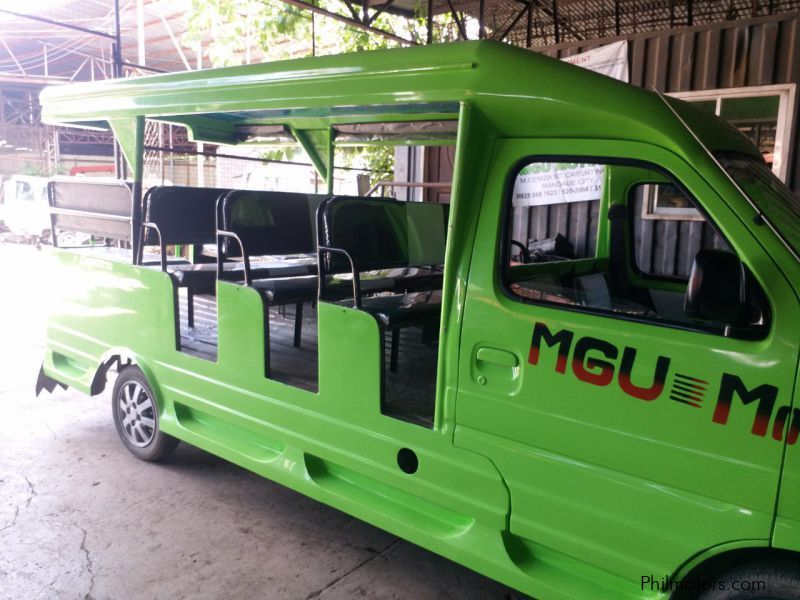 Suzuki Multicab 4x4 Bigeye Shuttle Cart 18 seater MT Green in Philippines