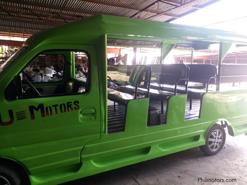 Suzuki Multicab 4x4 Bigeye Shuttle Cart 18 seater MT Green in Philippines