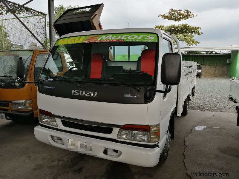 Isuzu NPR Wide ELF 14FT  Cargo Dropside Truck with Lifter, Power Tail gate in Philippines