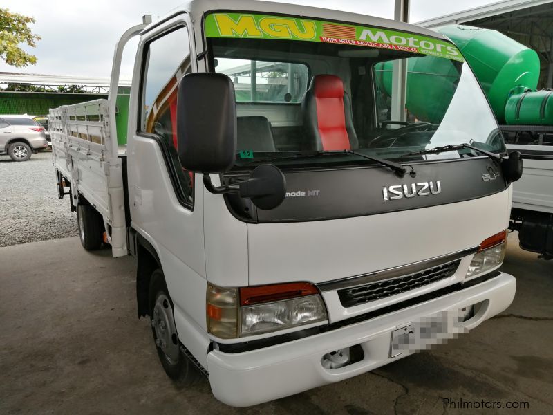 Isuzu NPR Wide ELF 14FT  Cargo Dropside Truck with Lifter, Power Tail gate in Philippines