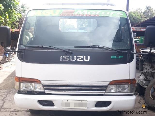 Isuzu ELF NPR Wide 14ft Dropside Cargo with Power tailgate lifter 4HF1 Engine in Philippines