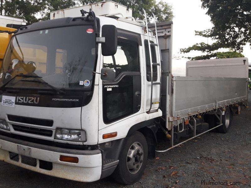 Isuzu Forward Aluminium Dropside Cargo New Paint  21FT CBU 6HK1 with Lifter in Philippines