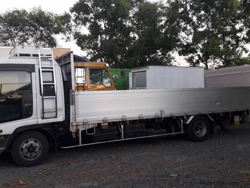 Isuzu Forward Aluminium Dropside Cargo New Paint  21FT CBU 6HK1 with Lifter in Philippines