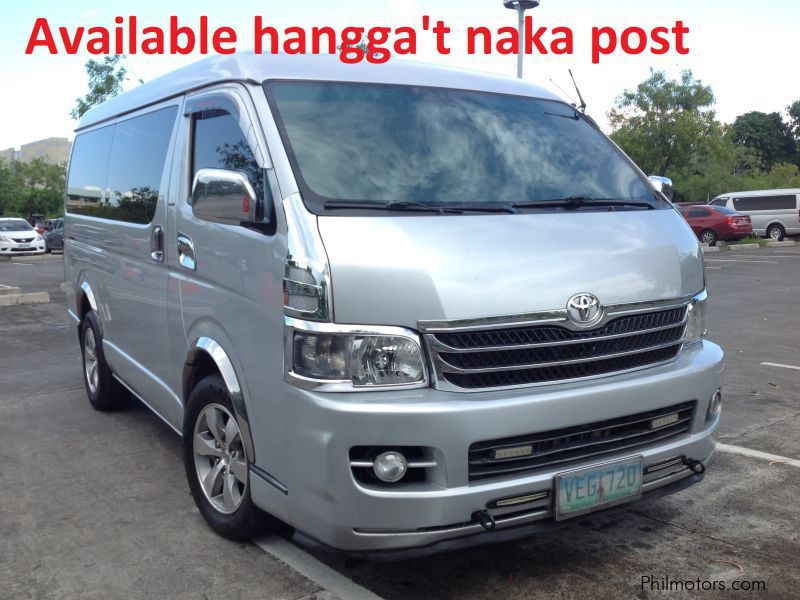Toyota Hiace GL Grandia MT Diesel in Philippines