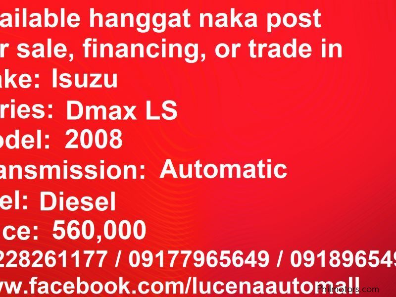 Isuzu DMAX LS matic in Philippines