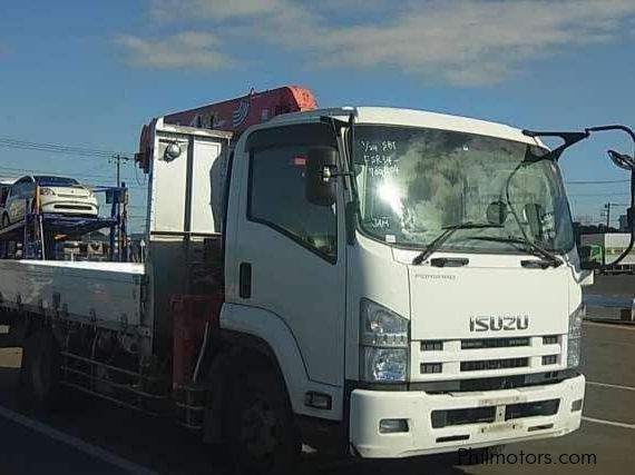 Isuzu Forward Crane Boom 3 Steps Drop Side 6HK1 with New Paint in Philippines