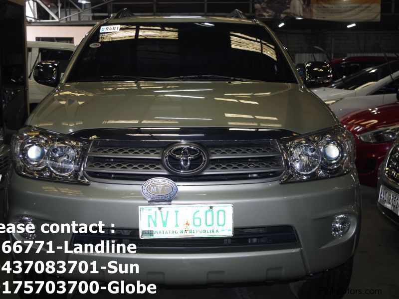 Toyota fortuner in Philippines