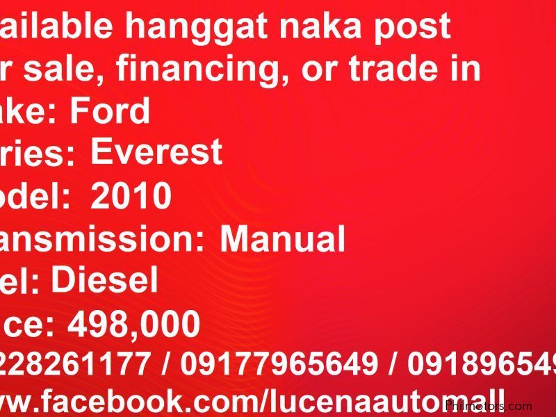 Ford Everest Manual Diesel Quality in Philippines