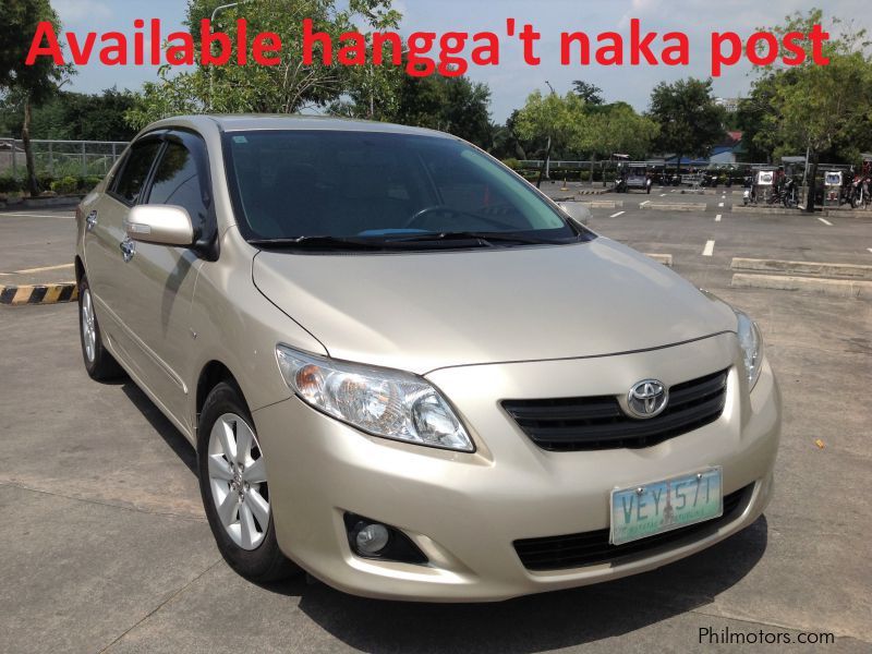 Toyota altis in Philippines