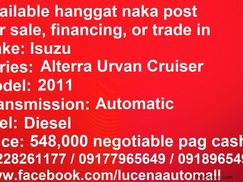 Isuzu ALTERRA MATIC SUV in Philippines