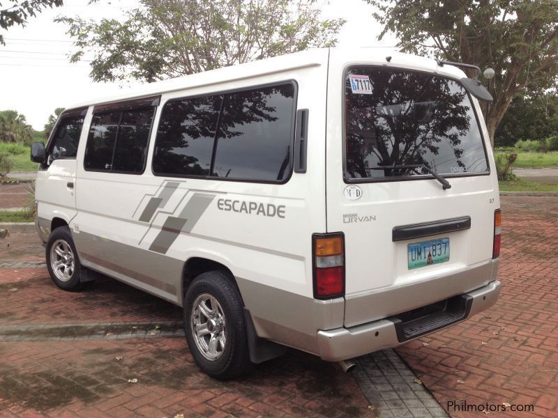 Nissan URVAN ESCAPADE Private in Philippines