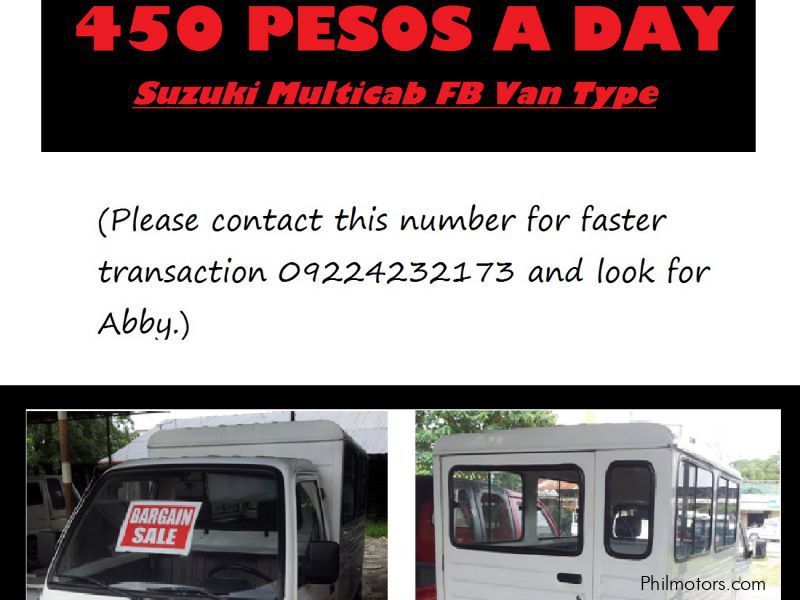 Suzuki Multicab FB Van Type in Philippines