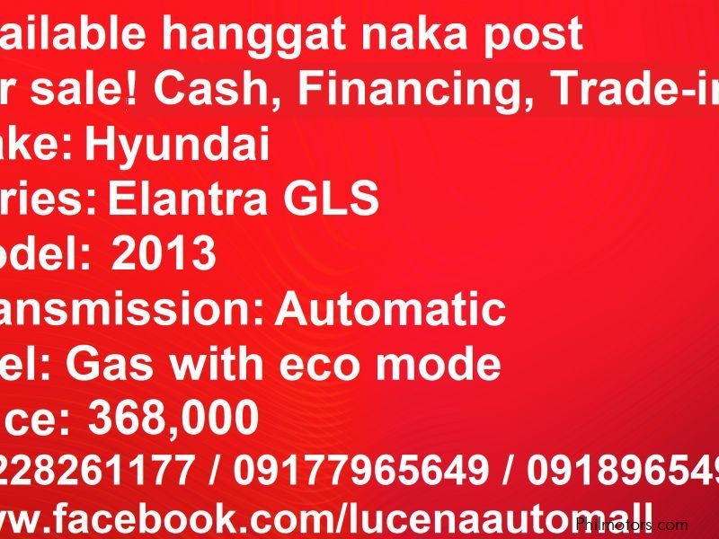Hyundai Elantra automatic Lucena City in Philippines