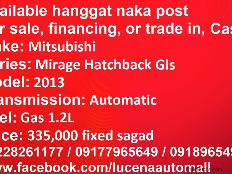 Mitsubishi Mirage GLS Automatic Lucena City in Philippines