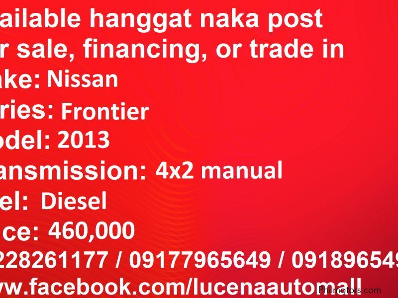 Nissan Frontier 4X2 MT Lucena City in Philippines