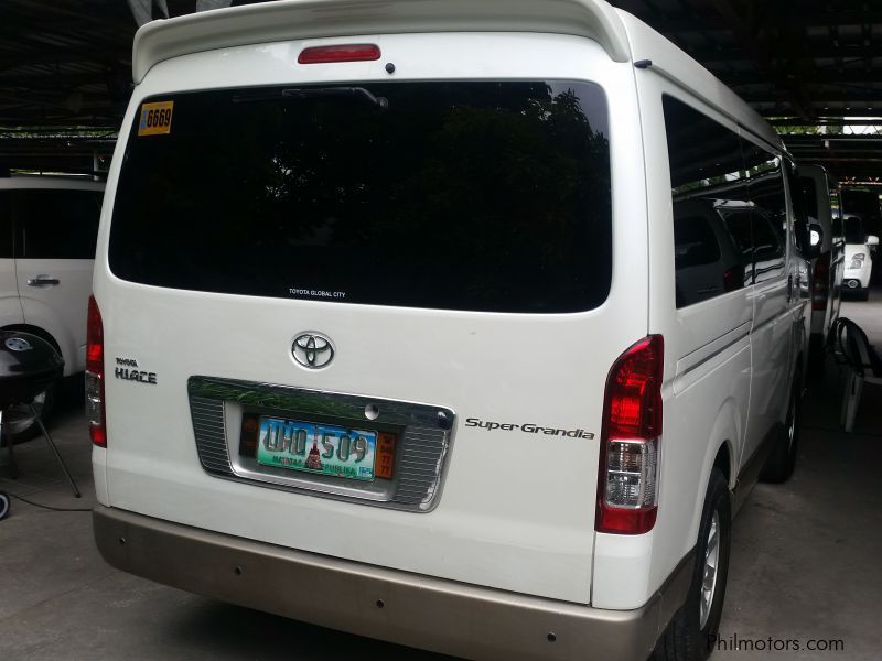 Toyota Hi ace Super Grandia in Philippines