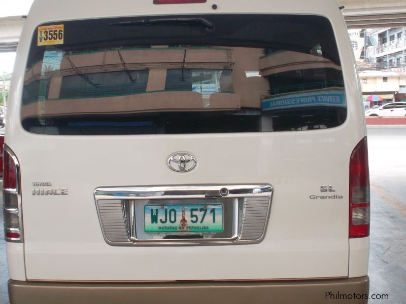 Toyota Hiace GL Grandia in Philippines