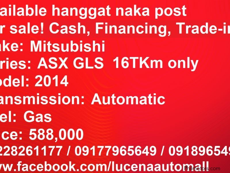 Mitsubishi ASX GLS automatic Lucena City in Philippines