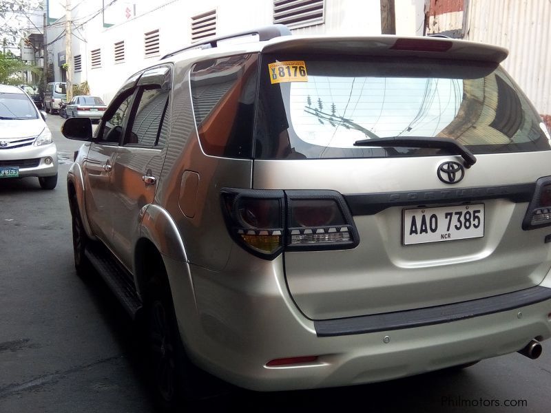 Toyota Toyota Fortuner V 2.5 4x2 automatic diesel 2014 in Philippines