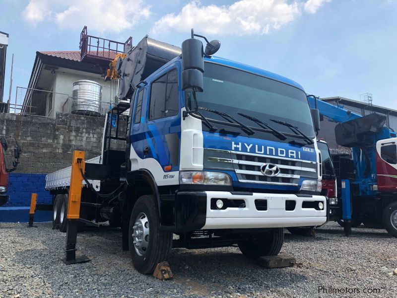 Hyundai 7 tons boom truck in Philippines