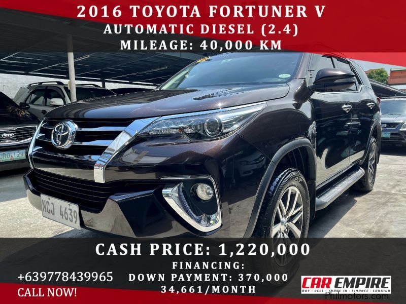 Toyota Fortuner V in Philippines