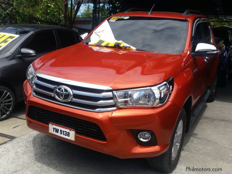 Used Toyota Hilux g 2016 Hilux g for sale Cavite Toyota Hilux g