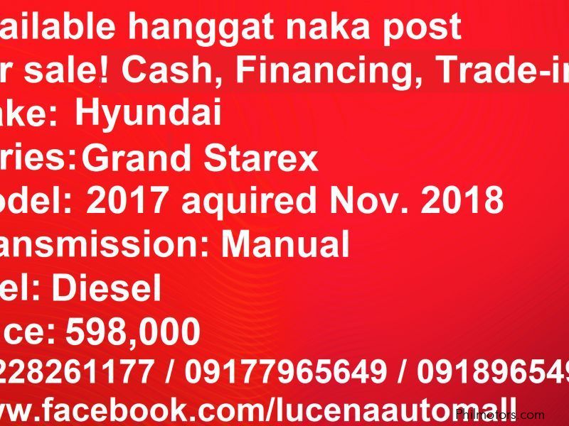 Hyundai Grand Starex 2 Cargo Van in Philippines