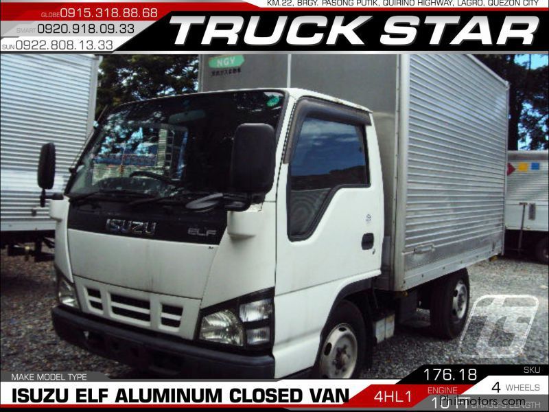 Isuzu Elf Aluminum Closed Van in Philippines