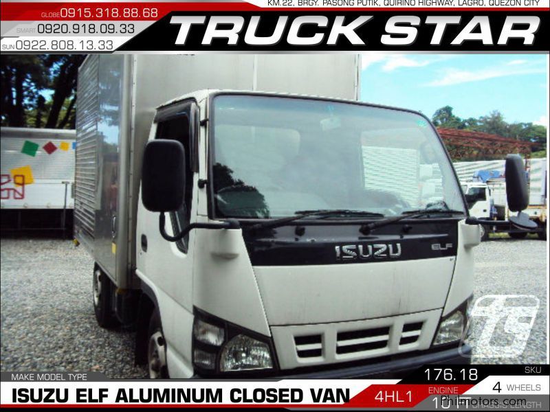 Isuzu Elf Aluminum Closed Van in Philippines