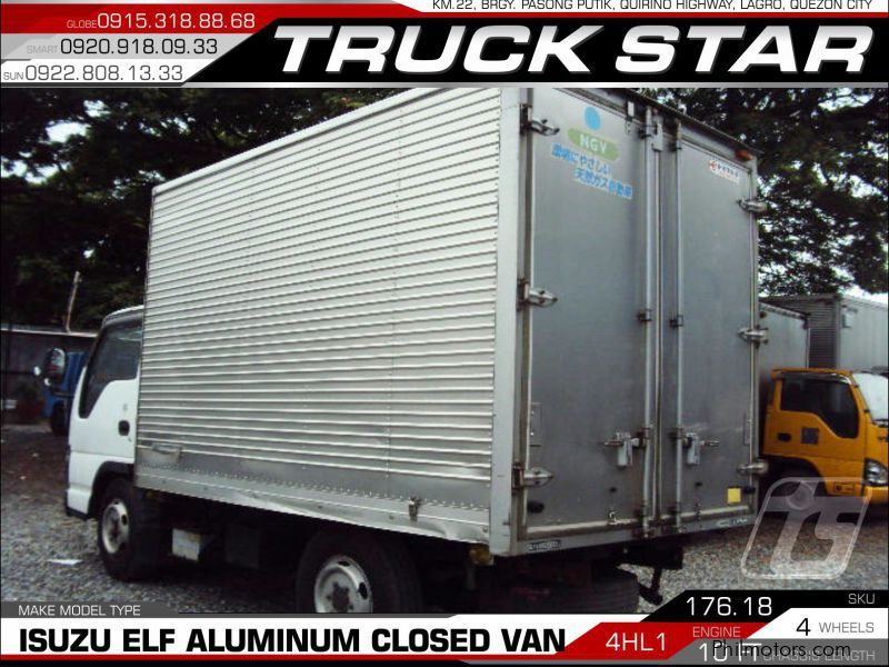 Isuzu Elf Aluminum Closed Van in Philippines