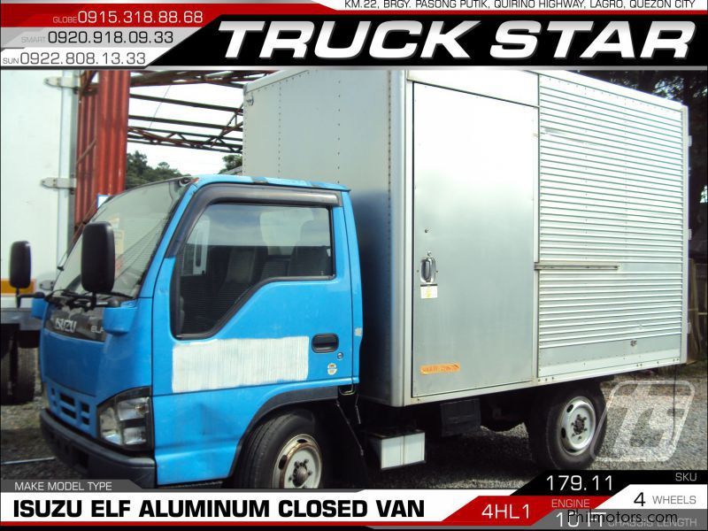 Isuzu Elf Aluminum Closed Van in Philippines