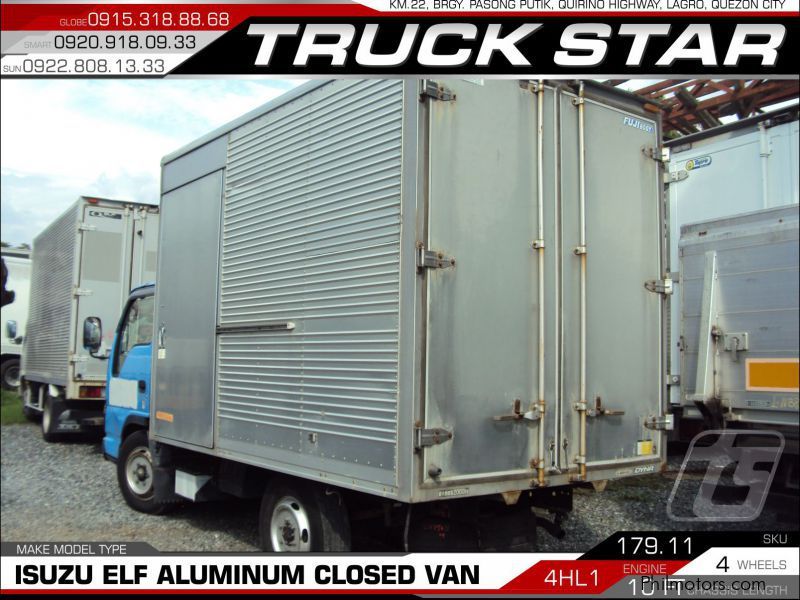 Isuzu Elf Aluminum Closed Van in Philippines