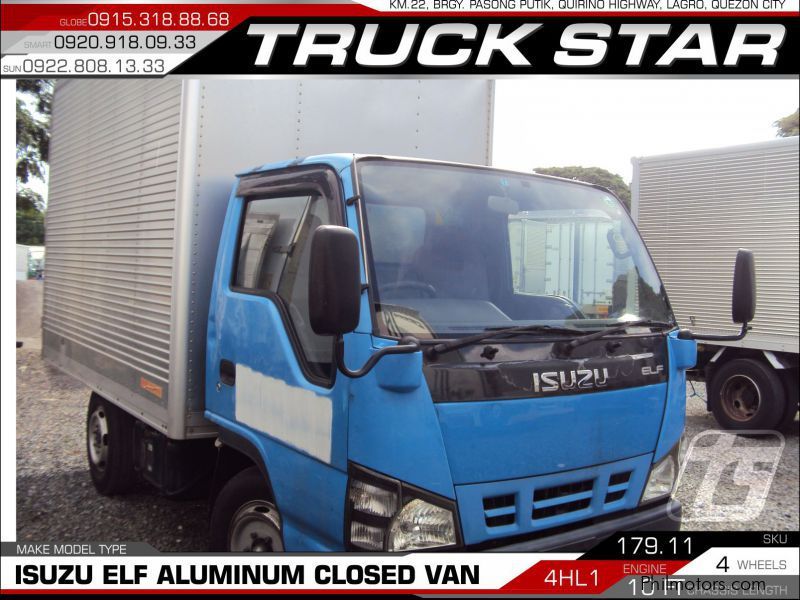 Isuzu Elf Aluminum Closed Van in Philippines