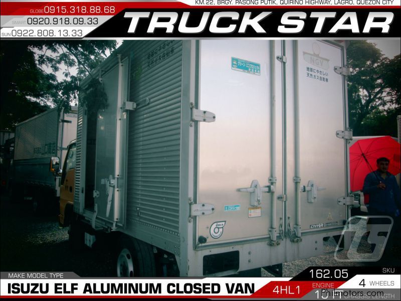 Isuzu Elf Aluminum Closed Van in Philippines