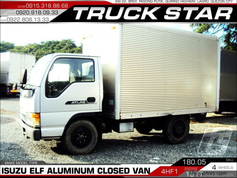 Isuzu Elf Aluminum Closed Van in Philippines