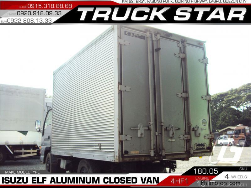 Isuzu Elf Aluminum Closed Van in Philippines