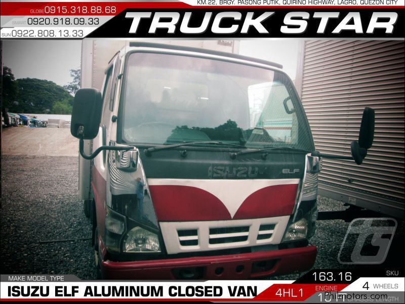 Isuzu Elf Aluminum Closed Van in Philippines