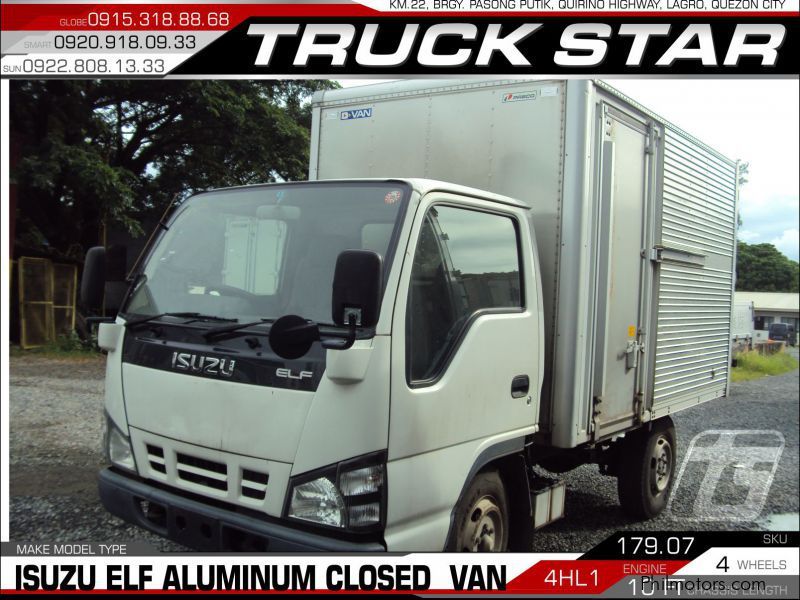 Isuzu Elf Aluminum Closed Van in Philippines