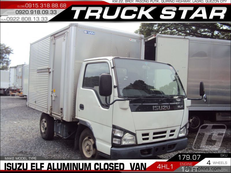 Isuzu Elf Aluminum Closed Van in Philippines