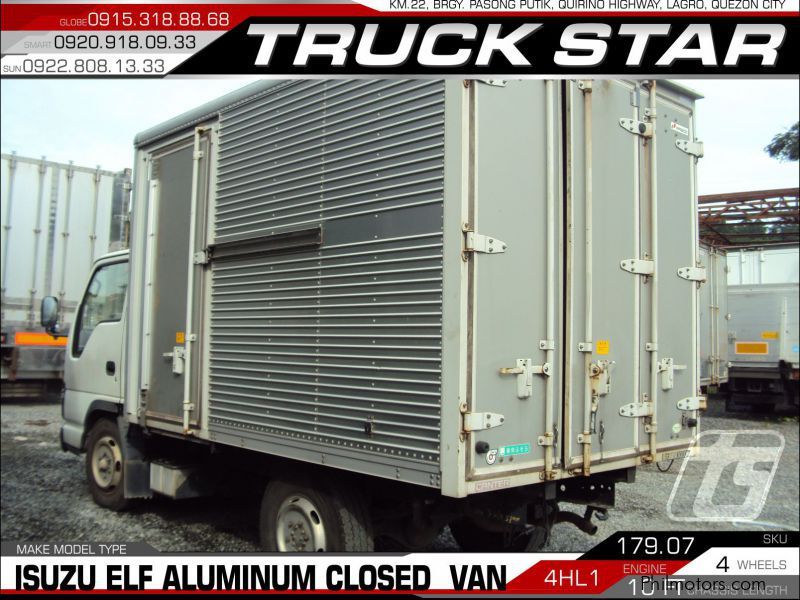 Isuzu Elf Aluminum Closed Van in Philippines