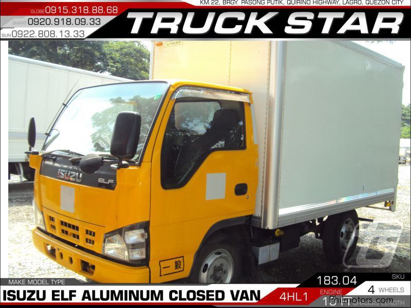 Isuzu Elf Aluminum Closed Van in Philippines