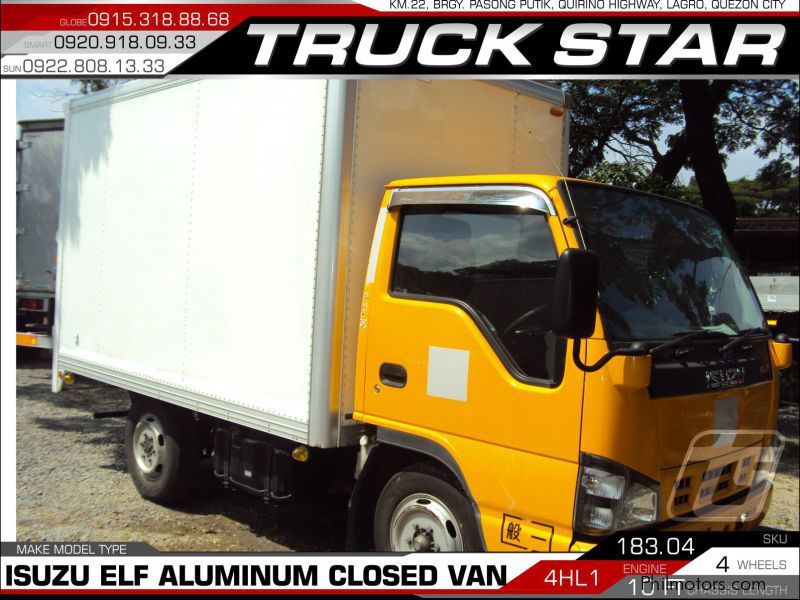 Isuzu Elf Aluminum Closed Van in Philippines