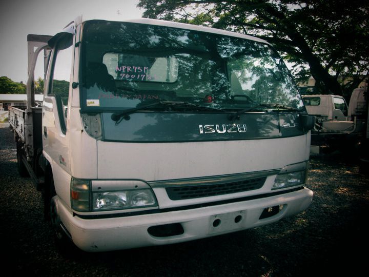 Isuzu Elf Dropside Cargo With Crane in Philippines