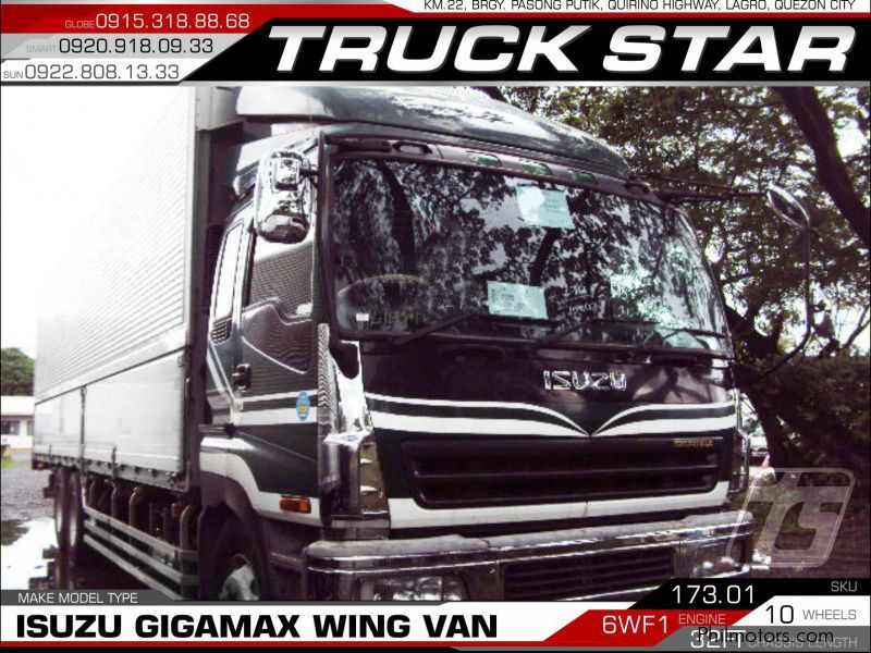 Isuzu Gigamax Wing Van in Philippines