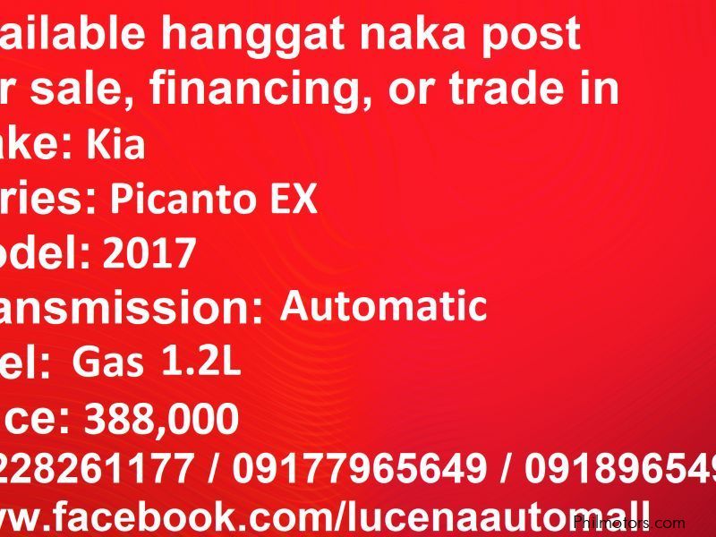 Kia Picanto EX automatic Lucena City in Philippines