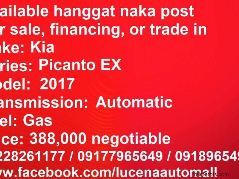 Kia Picanto automatic in Philippines
